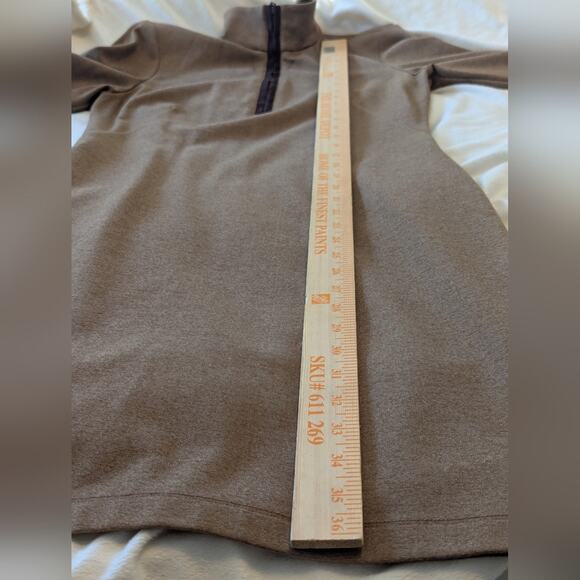 J.McLaughlin Bedford Brown Stretch Spandex Long Sleeve Stretch Knit Golf Dress S - Picture 9 of 9